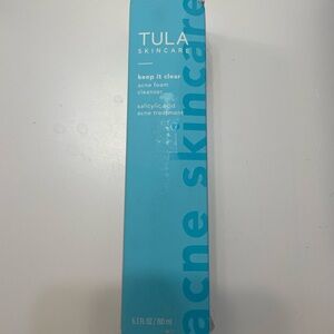 TULA Skincare Blue Acne Foam Cleanser